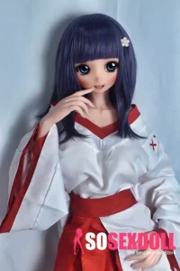 148cm 4ft9 Purple Haired Gentle Sex Dolls Love Dolls Cheap Sex Toys