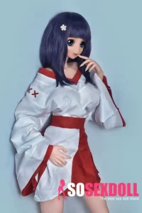 148cm 4ft9 Purple Haired Gentle Sex Dolls Love Dolls Cheap Sex Toys