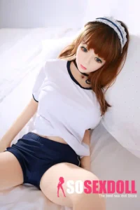 148cm 4ft9 TPE Gym Suit Fair Skin Sex Doll For Pleasure