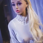 148cm 4ft9 TPE Plump Breasts White Hair Sex Doll In Stock(US Only)