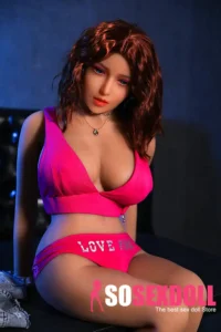 148cm 4ft9 TPE Wheat Skin Pink Lingerie Sex Doll In Stock(US Only)
