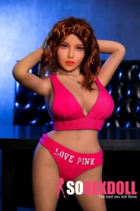 148cm 4ft9 TPE Wheat Skin Pink Lingerie Sex Doll In Stock(US Only)