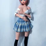 148cm 4ft9 Uniform Short Haired Sex Dolls Realistic Life Size Dolls