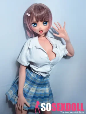 148cm 4ft9 Uniform Short Haired Sex Dolls Realistic Life Size Dolls