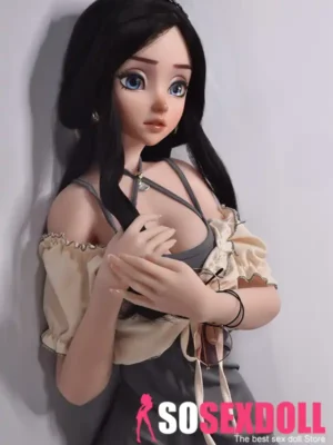 148cm Black Long Haired Seductive Sex Dolls Beautiful Sex Dolls Best Love Dolls
