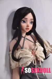148cm Black Long Haired Seductive Sex Dolls Beautiful Sex Dolls Best Love Dolls