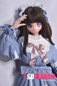 148cm Blue Dress Pure Desire Sex Dolls Realistic Life Size Dolls