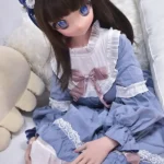 148cm Blue Dress Pure Desire Sex Dolls Realistic Life Size Dolls