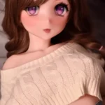 148cm Brown Curly Hair Sex Dolls Female Sex Dolls Breast Sex Toys