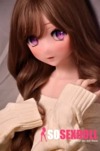 148cm Brown Curly Hair Sex Dolls Female Sex Dolls Breast Sex Toys