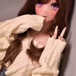 148cm Brown Curly Hair Sex Dolls Female Sex Dolls Breast Sex Toys