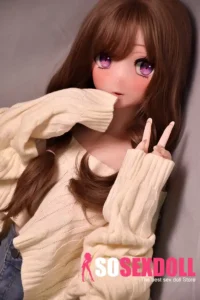 148cm Brown Curly Hair Sex Dolls Female Sex Dolls Breast Sex Toys