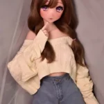 148cm Brown Curly Hair Sex Dolls Female Sex Dolls Breast Sex Toys