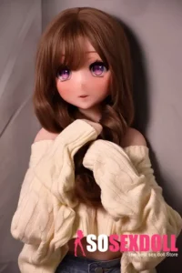 148cm Brown Curly Hair Sex Dolls Female Sex Dolls Breast Sex Toys