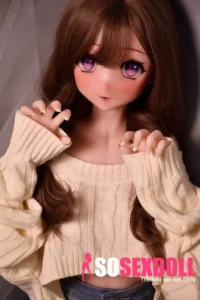 148cm Brown Curly Hair Sex Dolls Female Sex Dolls Breast Sex Toys