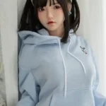 150cm 4ft9 Blue Sweatshirt Pure Love Dolls Realistic Silicone Sex Dolls
