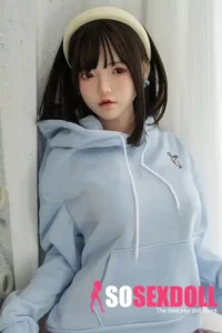 150cm 4ft9 Blue Sweatshirt Pure Love Dolls Realistic Silicone Sex Dolls