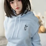 150cm 4ft9 Blue Sweatshirt Pure Love Dolls Realistic Silicone Sex Dolls