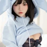 150cm 4ft9 Blue Sweatshirt Pure Love Dolls Realistic Silicone Sex Dolls