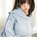 150cm 4ft9 Blue Sweatshirt Pure Love Dolls Realistic Silicone Sex Dolls