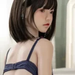 150cm 4ft9 Blue Sweatshirt Pure Love Dolls Realistic Silicone Sex Dolls