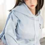 150cm 4ft9 Blue Sweatshirt Pure Love Dolls Realistic Silicone Sex Dolls