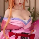 150cm 4ft9 Orange Haired Ancient Style Sex Dolls Realistic Life Size Dolls
