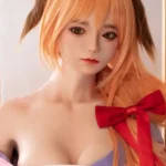 150cm 4ft9 Orange Haired Ancient Style Sex Dolls Realistic Life Size Dolls