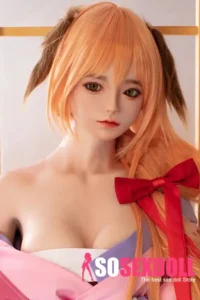 150cm 4ft9 Orange Haired Ancient Style Sex Dolls Realistic Life Size Dolls