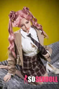 150cm 4ft9 Pink Double Ponytail Cute Sex Dolls Life Sized Sex Dolls Adult Sex Dolls