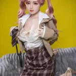 150cm 4ft9 Pink Double Ponytail Cute Sex Dolls Life Sized Sex Dolls Adult Sex Dolls