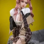 150cm 4ft9 Pink Double Ponytail Cute Sex Dolls Life Sized Sex Dolls Adult Sex Dolls