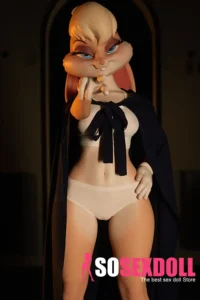 150cm 4ft9 Silicone Rabbit Cosplay Cute Style Petite Breasts Sex Doll
