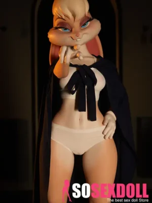150cm 4ft9 Silicone Rabbit Cosplay Cute Style Petite Breasts Sex Doll