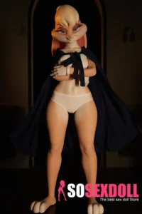 150cm 4ft9 Silicone Rabbit Cosplay Cute Style Petite Breasts Sex Doll