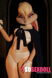 150cm 4ft9 Silicone Rabbit Cosplay Cute Style Petite Breasts Sex Doll