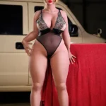 150cm 4ft9 TPE J Cup Breast Thick Body Blonde Hair Sex Doll #DC03 Head