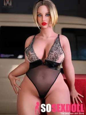 150cm 4ft9 TPE J Cup Breast Thick Body Blonde Hair Sex Doll #DC03 Head