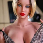150cm 4ft9 TPE J Cup Breast Thick Body Blonde Hair Sex Doll #DC03 Head