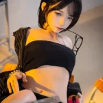 152cm 5ft Black Short Hair Sexy Love Dolls Realistic Sex Dolls Best Sex Dolls