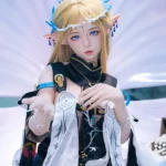 152cm 5ft Yellow Hair Elf Ear Sex Dolls Game Lady Dolls Life Sized Sex Dolls