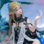 152cm 5ft Yellow Hair Elf Ear Sex Dolls Game Lady Dolls Life Sized Sex Dolls