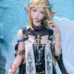 152cm 5ft Yellow Hair Elf Ear Sex Dolls Game Lady Dolls Life Sized Sex Dolls