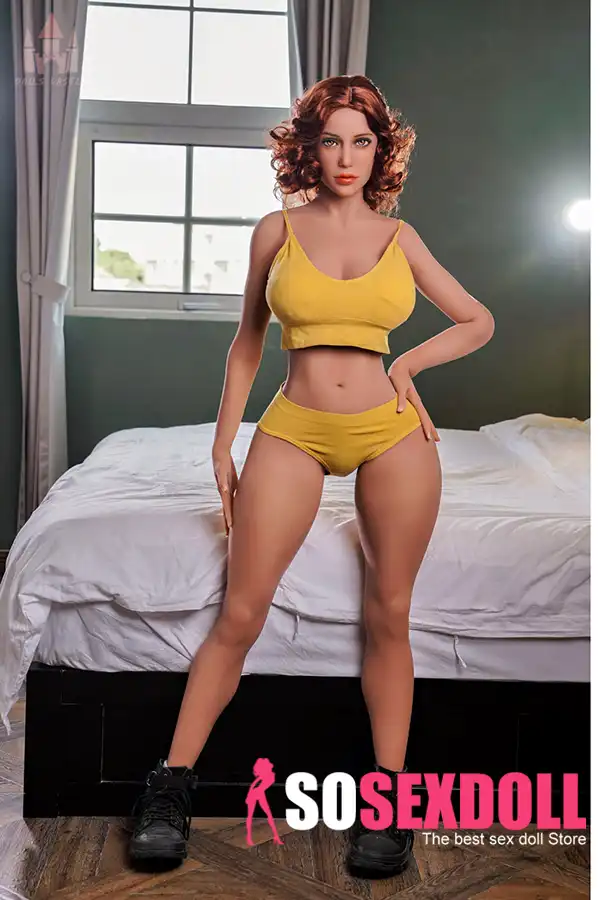 Muñeca sexual de TPE de 153 cm y 5 m, con cintura pequeña, busto grande y trasero firme #DC43