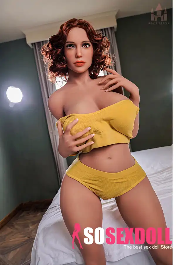Muñeca sexual de TPE de 153 cm y 5 m, con cintura pequeña, busto grande y trasero firme #DC43