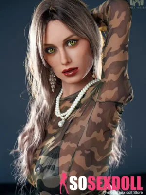 153cm 5ft TPE Juicy Hips Brunette Bombshell Sex Doll #DC56 Head
