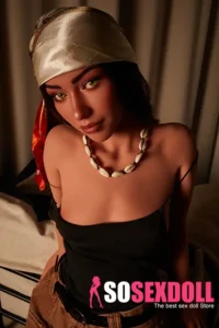 154cm 5ft1 Silicone Wheat Skin Petite Breasts Sex Doll