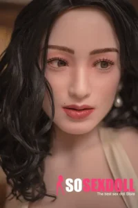 157cm 5ft2 Silicone Celebrity Woman Petite Breasts Black Curls Sex Doll