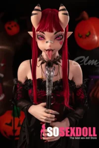 Red Hair Gothic Dress Sex Doll