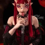 Red Hair Gothic Dress Sex Doll